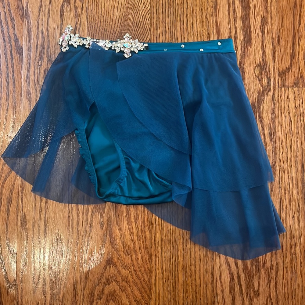 Révérence Teal Lyrical Dance Costume - Picture 5 of 8